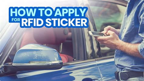 nlex rfid sticker installation|how to get rfid sticker.